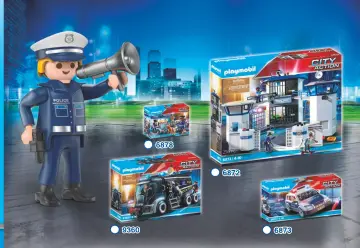 Manual de instruções Playmobil 70569 - Helicóptero da Polícia: Perseguição em paraquedas (7)