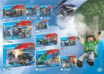 Összeszerelési útmutatók Playmobil 70572 - Rendőrségi motor: Pénztolvaj nyomában (6)