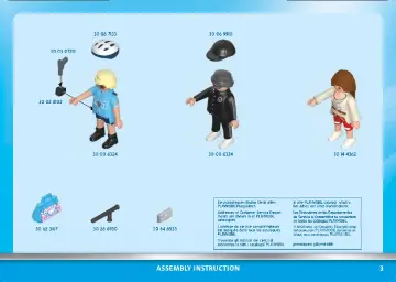 Manual de instruções Playmobil 70573 - Bicicleta da Polícia: Perseguição ao ladrão de carteiras (3)