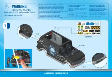 Istruzioni di montaggio Playmobil 70575 - Furgone della banda di ladri (2)