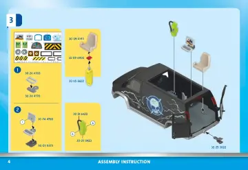 Manual de instruções Playmobil 70575 - Helicóptero da Polícia (4)