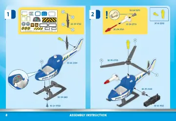 Instrukcje obsługi Playmobil 70575 - Policyjny helikopter: Pościg za uciekającym samochodem (8)