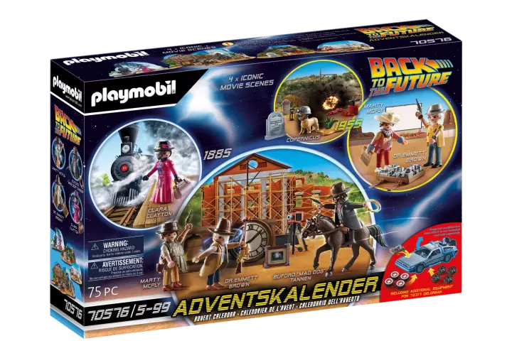 Playmobil 70576 - Adventskalender "Back to the Future" III - BOX
