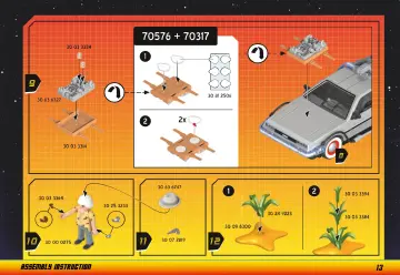 Istruzioni di montaggio Playmobil 70576 - Calendario dell'Avvento 'Back to the Future Parte III' (13)
