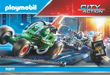 Összeszerelési útmutatók Playmobil 70577 - Rendőrségi gokart: Széfrabló nyomában (1)