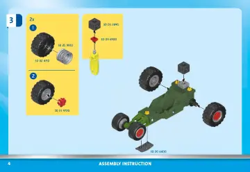 Manual de instruções Playmobil 70577 - Kart Policial: Perseguição ao ladrão da caixa forte (4)