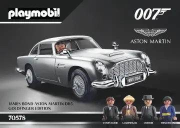 Manuales de instrucciones Playmobil 70578 - James Bond Aston Martin DB5 - Edición Goldfinger (1)