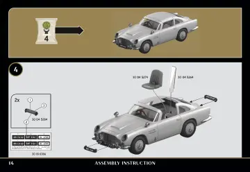 Manuales de instrucciones Playmobil 70578 - James Bond Aston Martin DB5 - Edición Goldfinger (14)