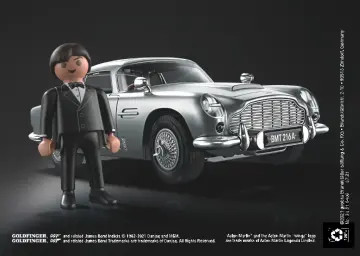 Notices de montage Playmobil 70578 - James Bond Aston Martin DB5 - Edition Goldfinger (16)