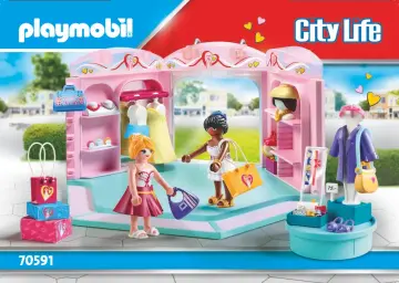 Bauanleitungen Playmobil 70591 - Fashion Store (1)