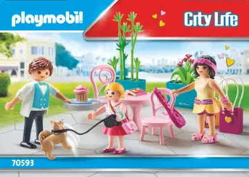 Bauanleitungen Playmobil 70593 - Kaffeepause (1)