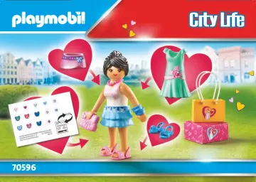 Οδηγίες συναρμολόγησης Playmobil 70596 - Fashion Girl (1)