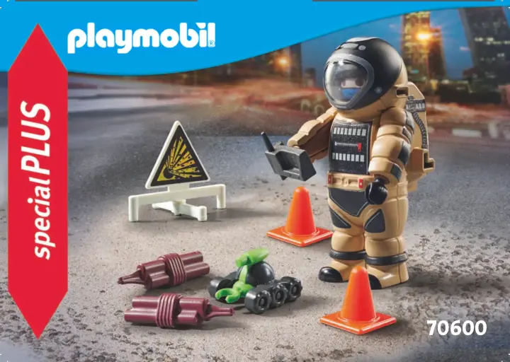 Οδηγίες συναρμολόγησης Playmobil 70600 - Πυροτεχνουργός (1)