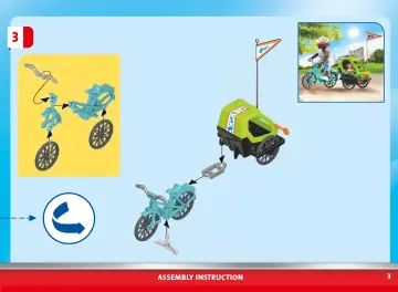 Bouwplannen Playmobil 70601 - Fietstocht (3)