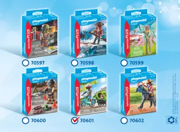 Notices de montage Playmobil 70601 - Cyclistes maman et enfant (6)