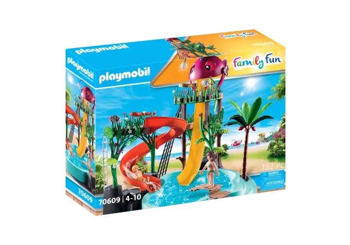 Playmobil 70609 - Parco acquatico con scivoli - BOX