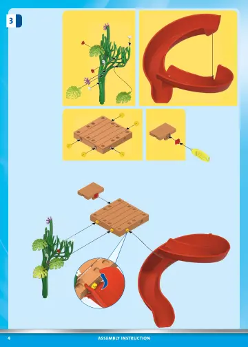 Manual de instruções Playmobil 70609 - Parque Aquático com Escorrega (4)