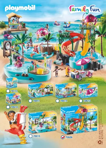 Building instructions Playmobil 70609 - Water Park with Slides (16)
