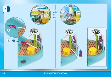 Bauanleitungen Playmobil 70610 - Spaßbecken mit Wasserspritze (6)