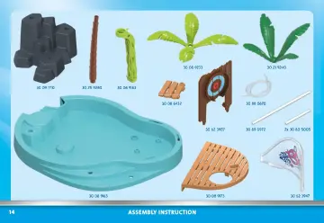 Building instructions Playmobil 70610 - Small Pool with Water Sprayer (14)