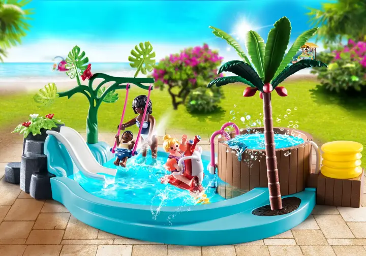 Playmobil 70611 - Children's Pool with Slide