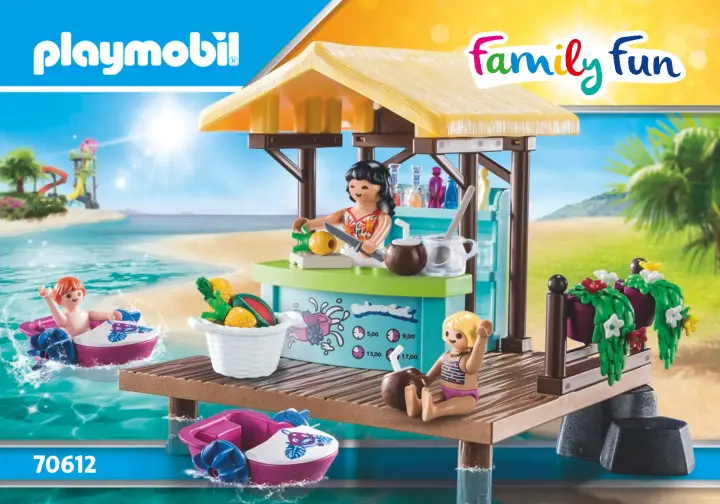 Manuales de instrucciones Playmobil 70612 - Alquiler de Botes con Bar (1)