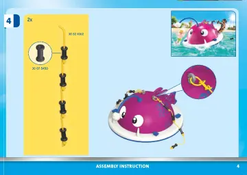 Manual de instruções Playmobil 70613 - Ilha de Escalada (4)