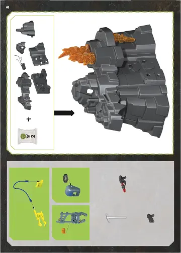 Manual de instruções Playmobil 70623 - Dino Rock (8)