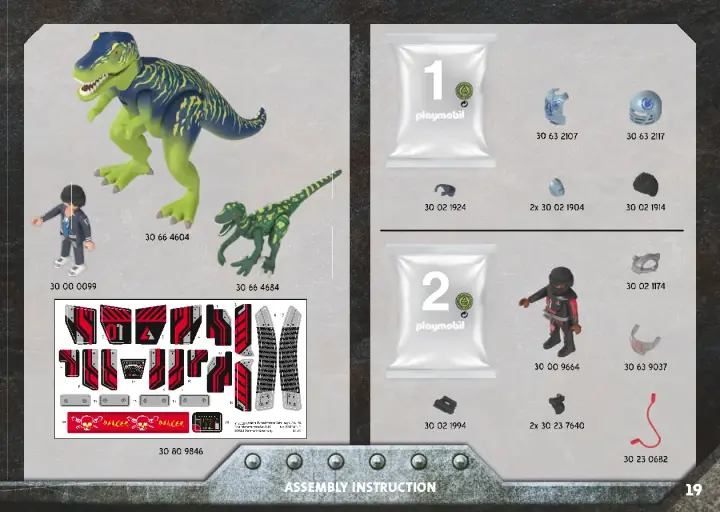 Abapri - 70624 - Tyrannosaure et robot géant