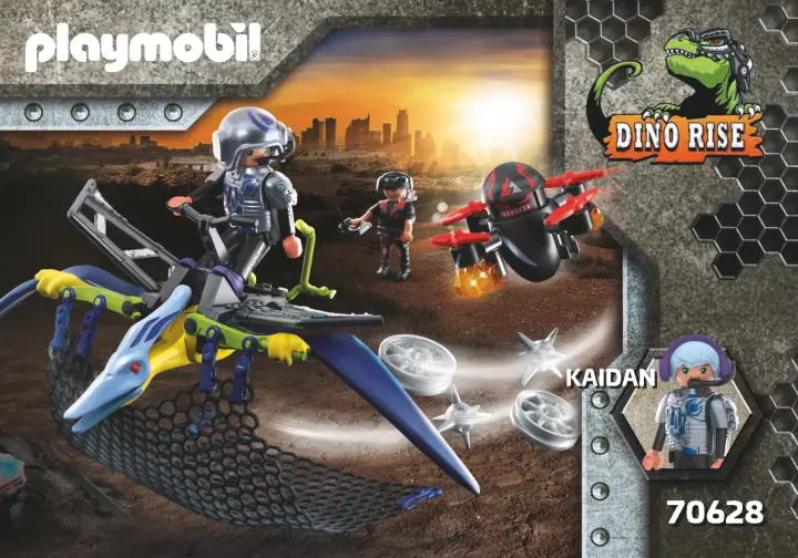 Manual de instruções Playmobil 70628 - Pteranodon: Ataque do ar (1)