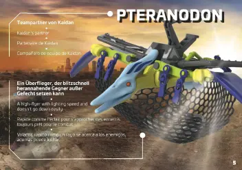 Manual de instruções Playmobil 70628 - Pteranodon: Ataque do ar (5)