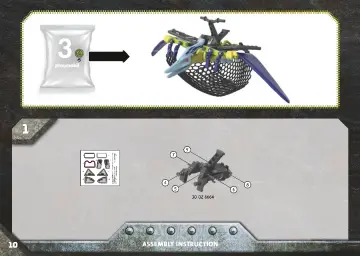 Manual de instruções Playmobil 70628 - Pteranodon: Ataque do ar (10)