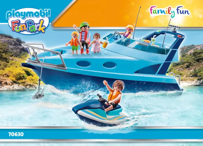 Instrukcje obsługi Playmobil 70630 - Jacht ze skuterem wodnym FunPark (1)