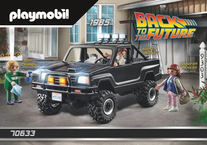 Οδηγίες συναρμολόγησης Playmobil 70633 - Back to the Future Όχημα Pick-Up του Marty McFly (1)