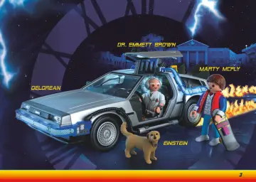 Manual de instruções Playmobil 70633 - Back to the Future A Pick-up do Marty (3)