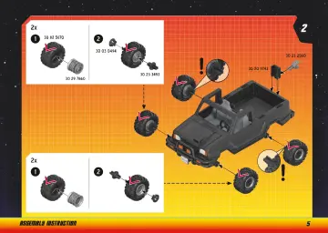 Notices de montage Playmobil 70633 - Back to the Future - Pick-up de Marty (5)