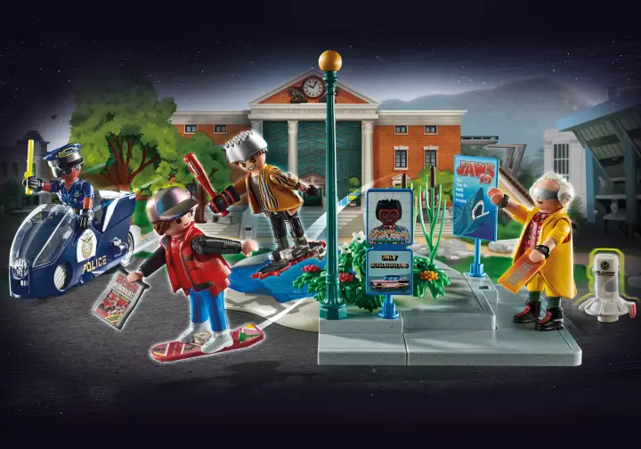 Playmobil 70634 - Back to the Future Part II Verfolgung mit Hoverboard