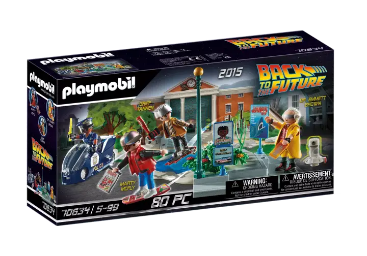 Playmobil 70634 - Back to the Future - Partie II - Course d'hoverboard - BOX