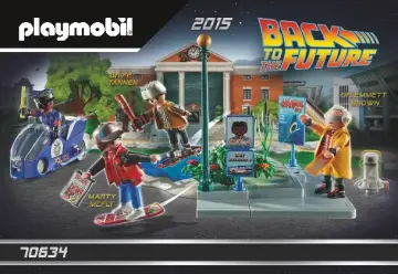 Notices de montage Playmobil 70634 - Back to the Future - Partie II - Course d'hoverboard (1)