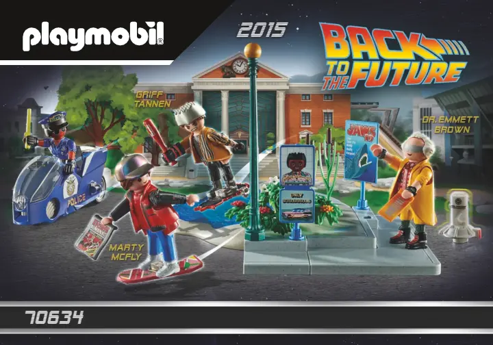 Összeszerelési útmutatók Playmobil 70634 - Back to the Future II Légdeszkás üldözés (1)
