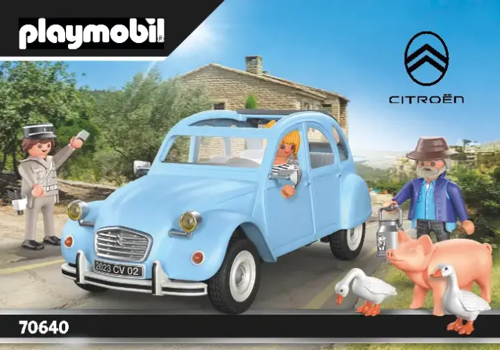 Bauanleitungen Playmobil 70640 - Citroën 2CV (1)