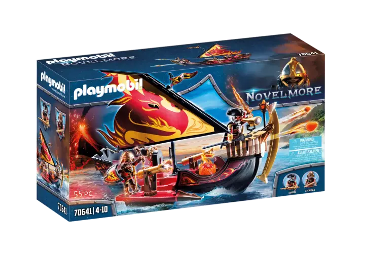 Playmobil 70641 - Burnham Raiders Fire Ship - BOX