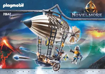 Manuales de instrucciones Playmobil 70642 - Zeppelin Novelmore de Dario (1)