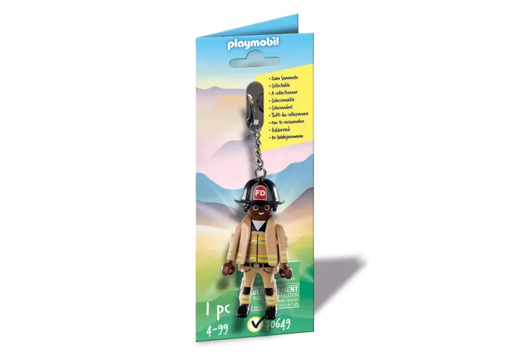 Playmobil 70649 - Nyckelring brandman - BOX