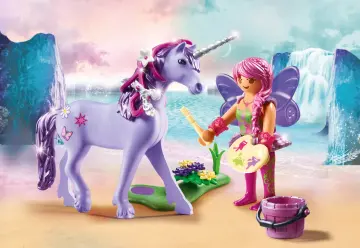 Playmobil 70657 - Unicornio con Hada con Decoración