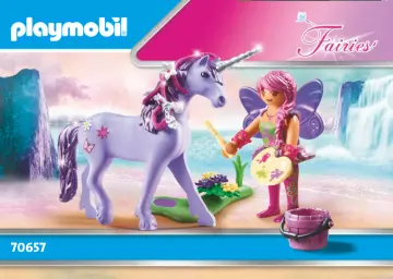 Manuales de instrucciones Playmobil 70657 - Unicornio con Hada con Decoración (1)