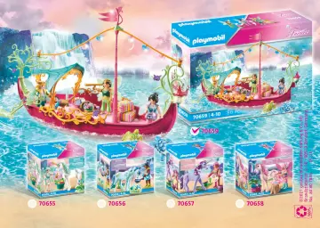 Bauanleitungen Playmobil 70659 - Romantisches Feenboot (8)