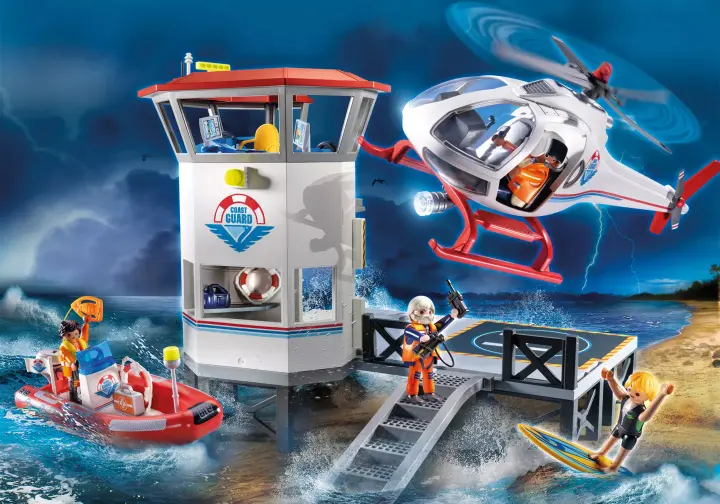 Playmobil 70664 - Coast Guard Headquarters