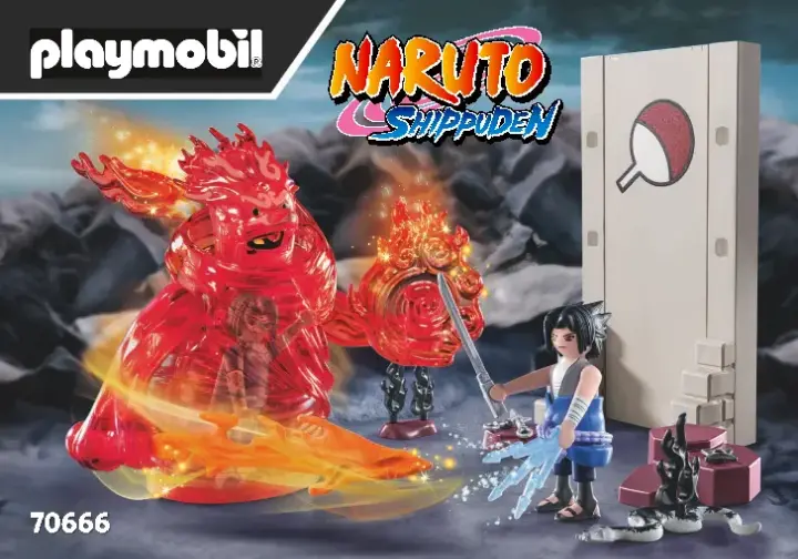 Building instructions Playmobil 70666 - Sasuke vs. Itachi (1)