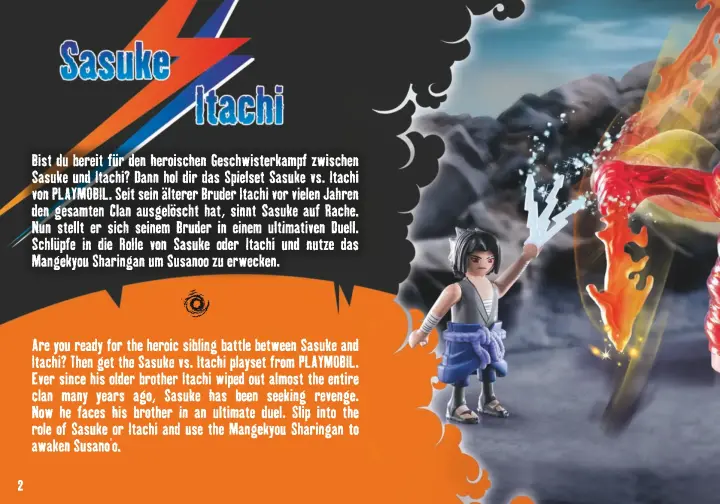 Playmobil 70666 Naruto Sasuke vs. Itachi Action Figures